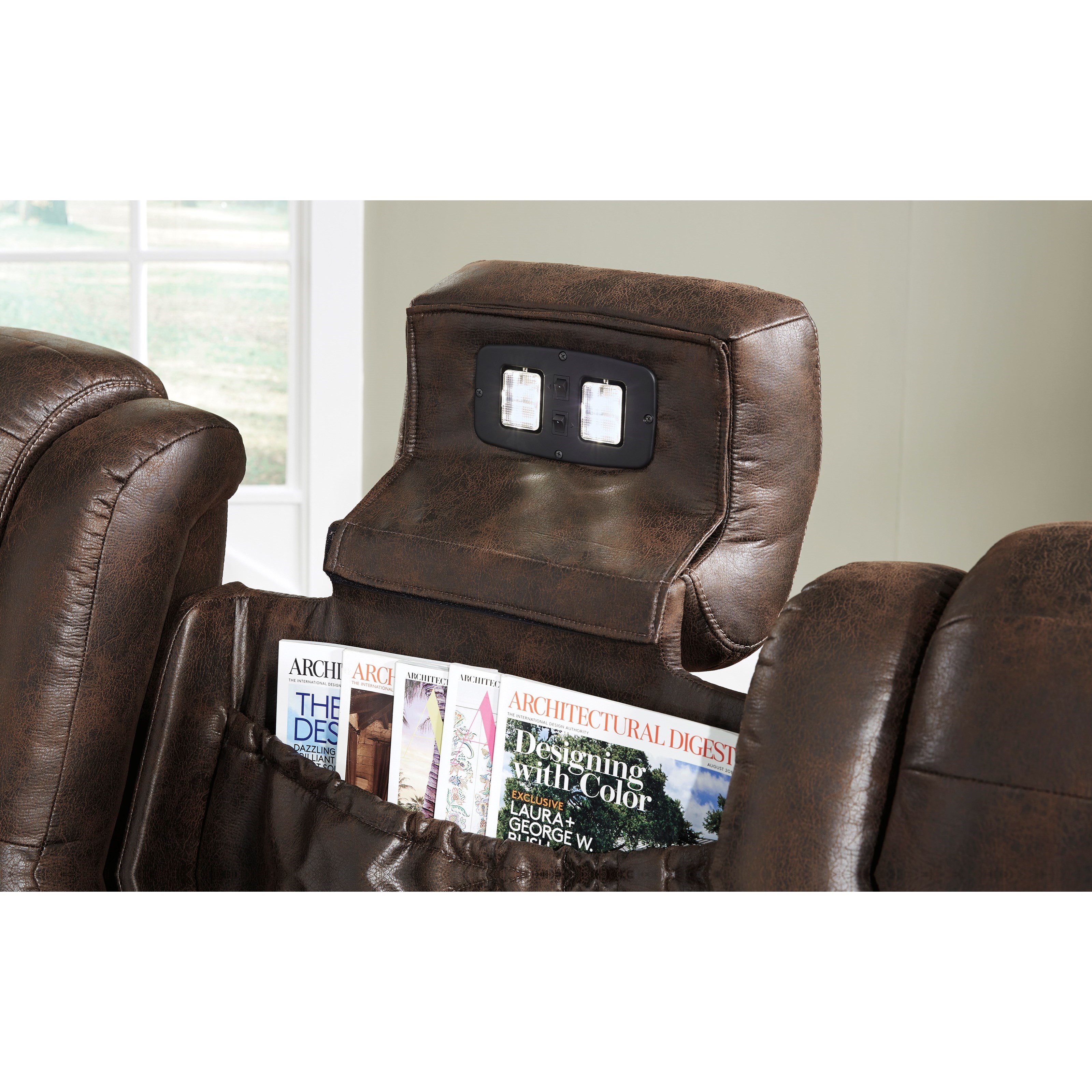 Signature Design by Ashley Game Zone 3850115 Faux Leather Power
